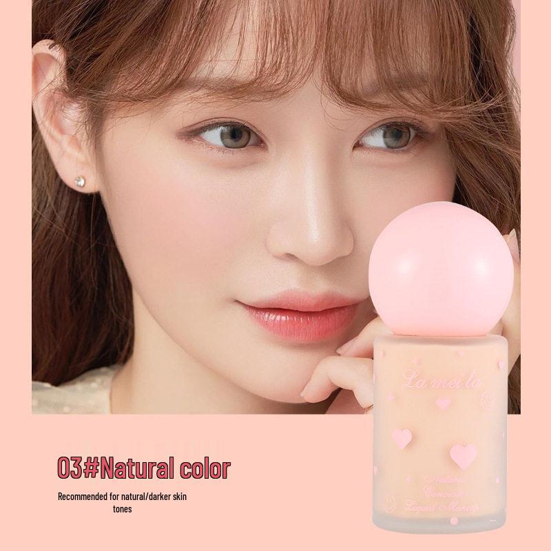 LAMEILA Natural Clear Concealing Moisturizing Foundation Liquid Creamy Powder Hot Item