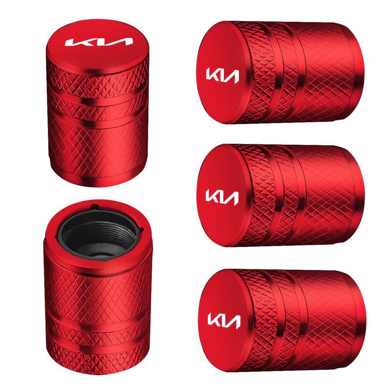 5Pcs Car Wheel Tire Valve Caps Metal Stem Protector Cover For Kia Rio Ceed Sportage Cerato Soul Sorento Picanto Optima Accessory