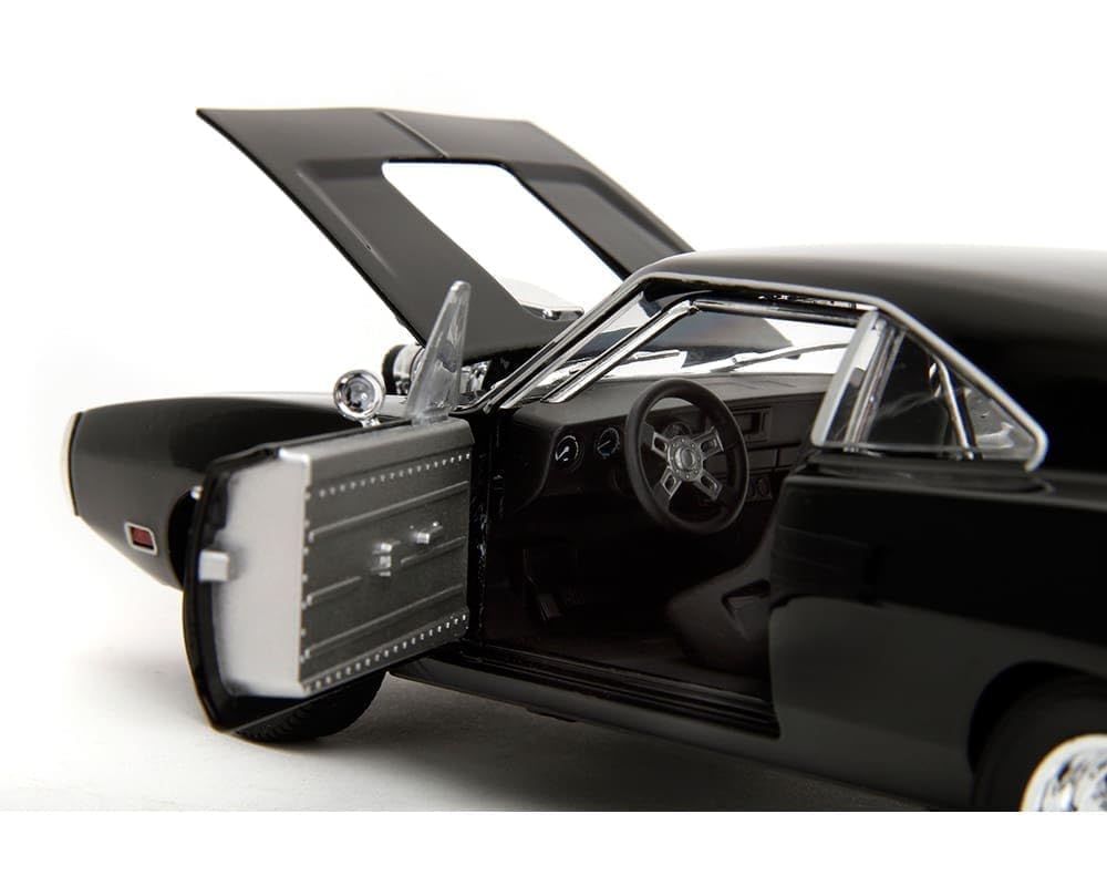 JADA TOYS 1/24 Fast & Furious Dodge Charger R/T 1970 Black Fast & Furious Charger TrueSpec