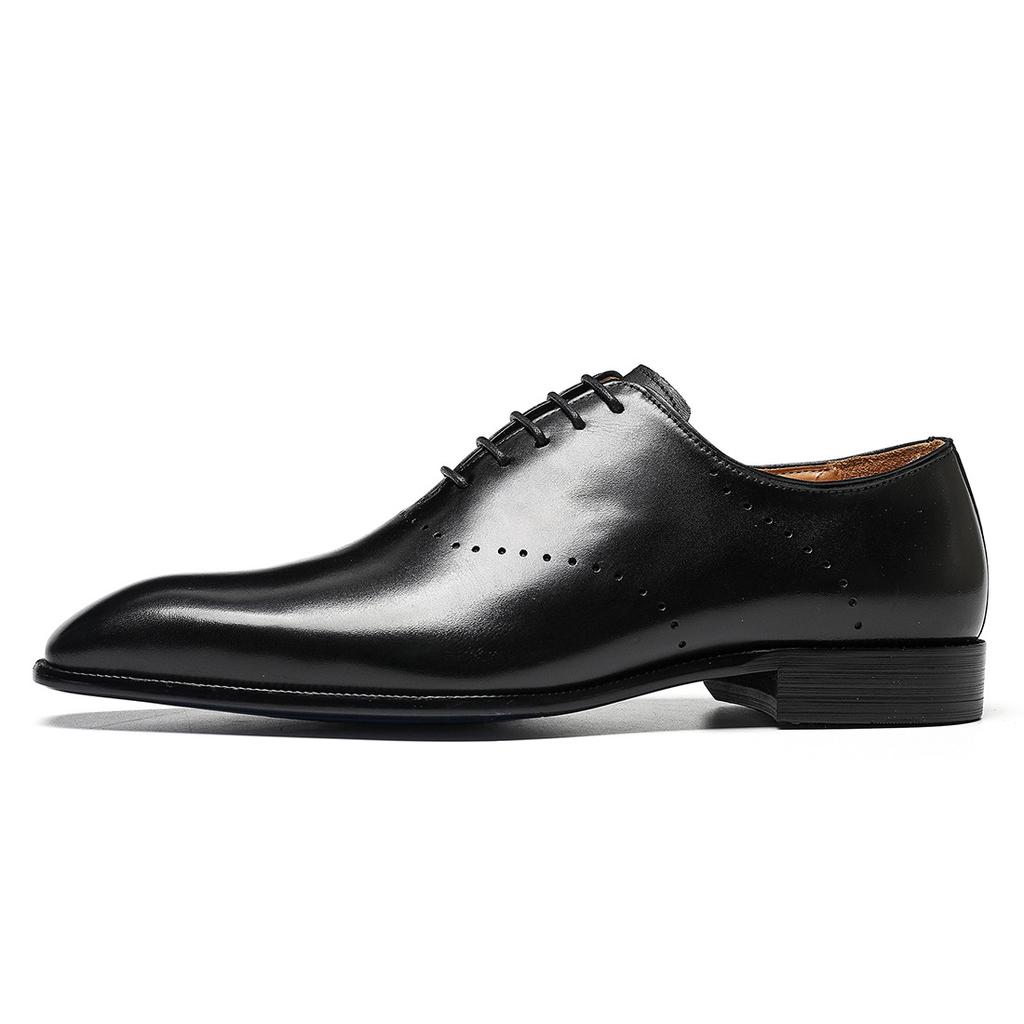 First Layer Cowhide Men'S Formal Leather Shoes Men'S Genuine Leather Cowhide Business Pointed British Men'S Shoes Leather Shoes