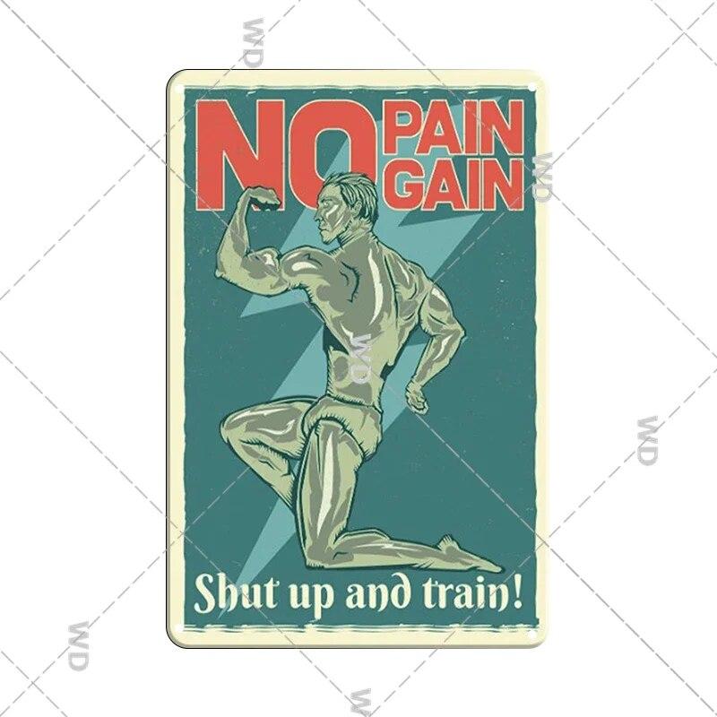 Retro Funny Sentence Tin Sign Decorative Vintage Plaque Metal Sign Decor Metal Plate for Garage Man Cave Bar Pub Home Wall Decor