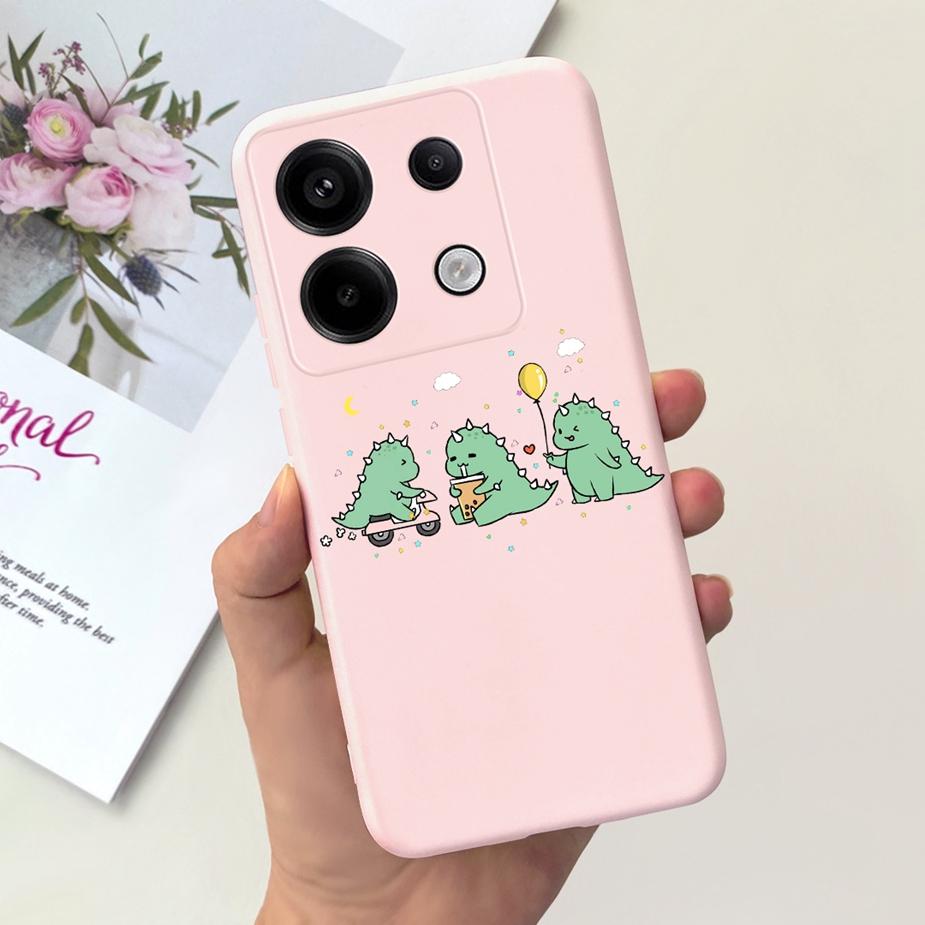 For Xiaomi Poco X6 Pro 5G Case Cute Fashion Cartoon Cover Soft TPU Phone Cases For Xiaomi Poco X6 PocoX6 Pro X6Pro Fundas Bumper