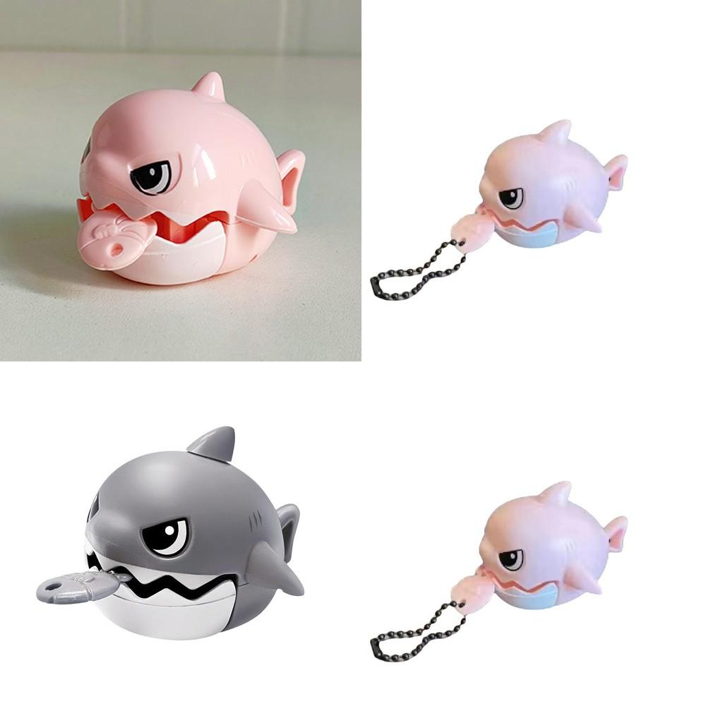 Unique Shark Dinosaur Keychain Hanging Ornament Crafted From Sturdy Plastic For Fun