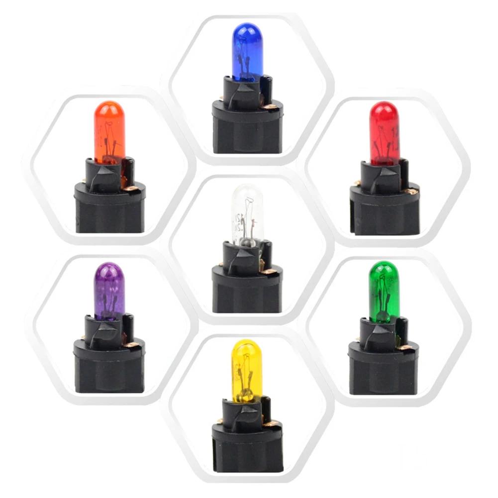 10ks T5 SMD LED Světlo do auta Automobily Světloemitující dioda Kontrolní panel Přístrojová deska Žárovky Indikátorové světlo interiéru auta