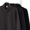Cardigan Stand-up Neck Zipper Jacket for Men and Women 0 Solid Color Loose Casual Sports Style Sweater Autumn