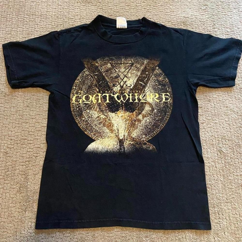 Goatwhore A Haunting Curse Vintage Shirt Short Sleeve EN179 Unisex T-Shirt XL