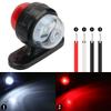 2X LED Side Marker Lights 12v 24v Trailer Front Rear Clearance Lights Outline Lamp Indicator Tail Light For Truck Van Caravan Back Up Lights 1