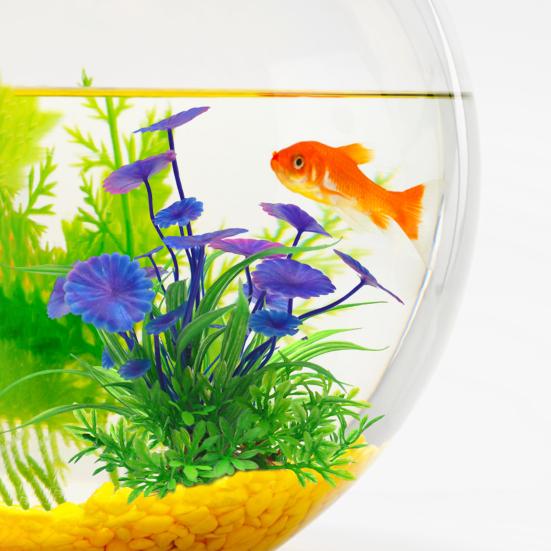 Artificial Aquatic Plants Fade-resistant Simulation Plastic Hydroponic Grass Vibrant Aquarium Landscape Decor for Fish Reptile Tanks