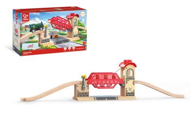 Hape Drawbridge, 23.6 X 16 X 11 Cm, Wooden, for Ages 3 and Up, Pretend Play Toy, E3709