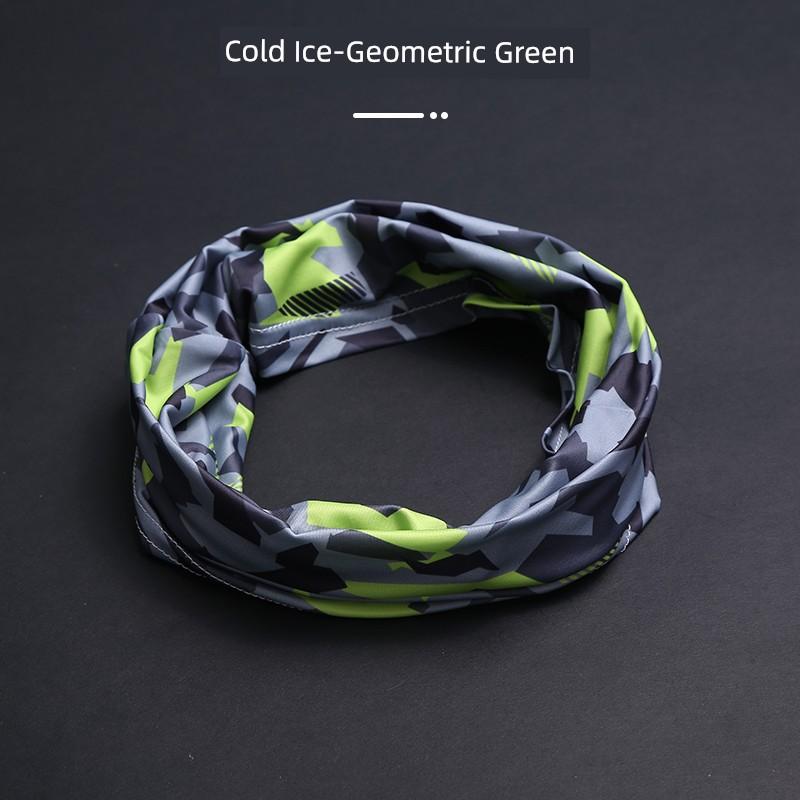 Outdoor Sun Protection Bandana Ice Silk Fishing Headscarf Summer Men's and Women's Face Covering Riding Mask Neck Guard Scarf Sports Thin