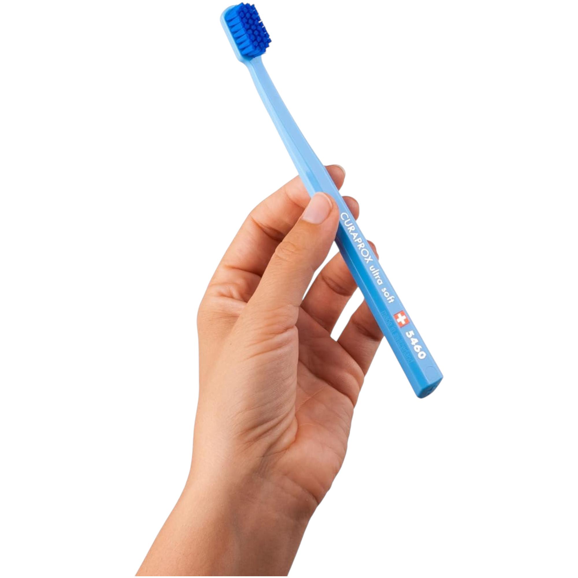 

CURAPROX Доктор. Зубная щетка Reddy s CS 5460 для взрослых, очень мягкая, нежная щетина, швейцарский уход за полостью рта, точная чистка