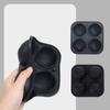 Moule à glaçons en forme de balle de baseball 3D Silicone Fabricant de boules de glace rondes pour boissons créatives et fêtes Outil de fabrication de bâtonnets de glace