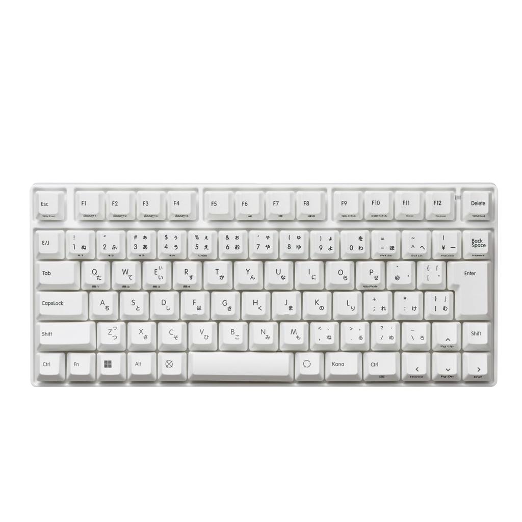 REALFORCE RC1 Japanese 30g Key Bluetooth C1HJ23 Keyboard, 70% Height, White, Layout, Weight, & Wired, Compact,