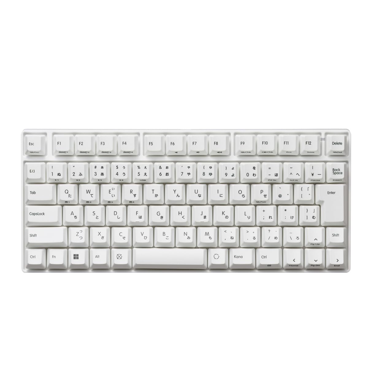 

REALFORCE RC1 Japanese 30g Key Bluetooth C1HJ23 Keyboard, 70% Height, White, Layout, Weight, & Wired, Compact, білий