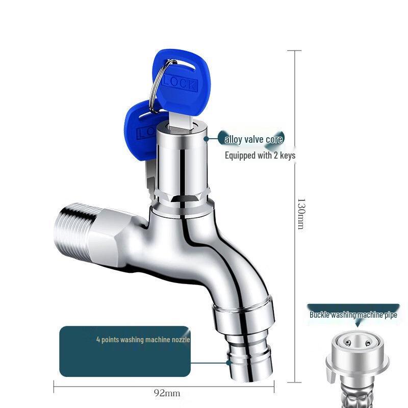 MDNG Quick-Open Washing Machine Faucet