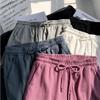 Women's High-Waisted Elastic Sports Shorts, Loose Fit Wide-Leg Pajamas, Casual Summer Wear 2025.