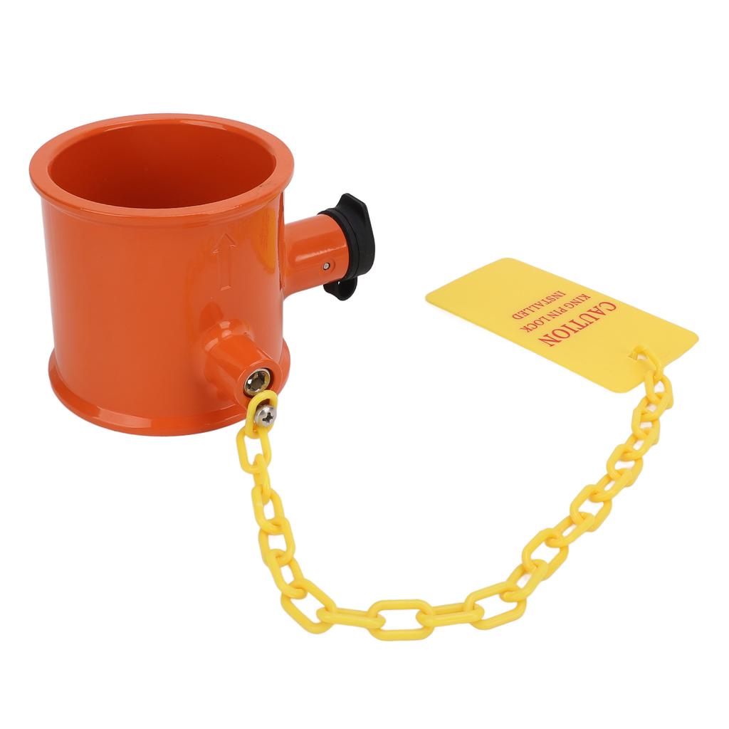 5th Wheel Lock Metal Versatile Warning Tag Enhanced Safety Anti Theft Trailer Wheel Pin Hitch Lock with 2 Keys for RV
