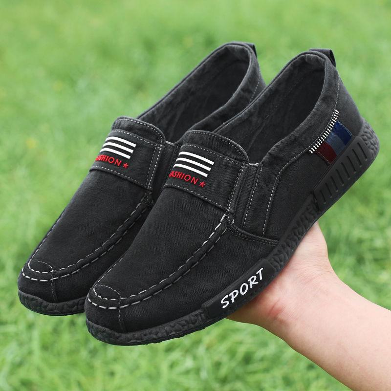 Men's fashion old Beijing cloth shoes men's shoes men's cotton shoes work shoes canvas shoes cloth shoes