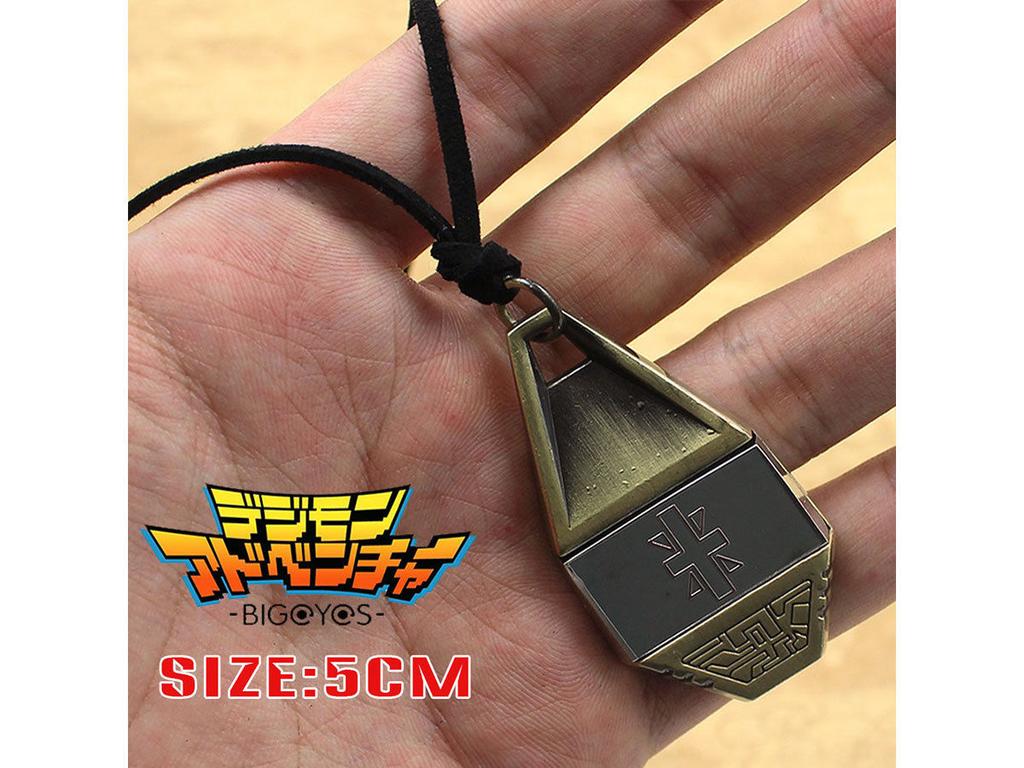 Original Digimon Digivice Keychain Pendant Courage Friendship Hope Dragon Emblem Collection Decoration Ornaments Model Toy Gifts
