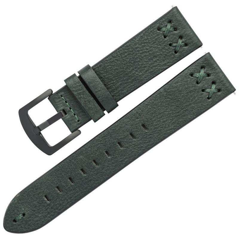 Das Uhrenarmband ist geeignet für Huawei Gt2 3 Pro High-End Retro Handgefertigt Drop 20 22 Schnellwechsel Rindsleder.