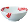 Ale-net Ramen Bowl, Akasanryu Design, 6.3" Rim, Waist-Shaped Bowl, Mino Ware, Chinese Style