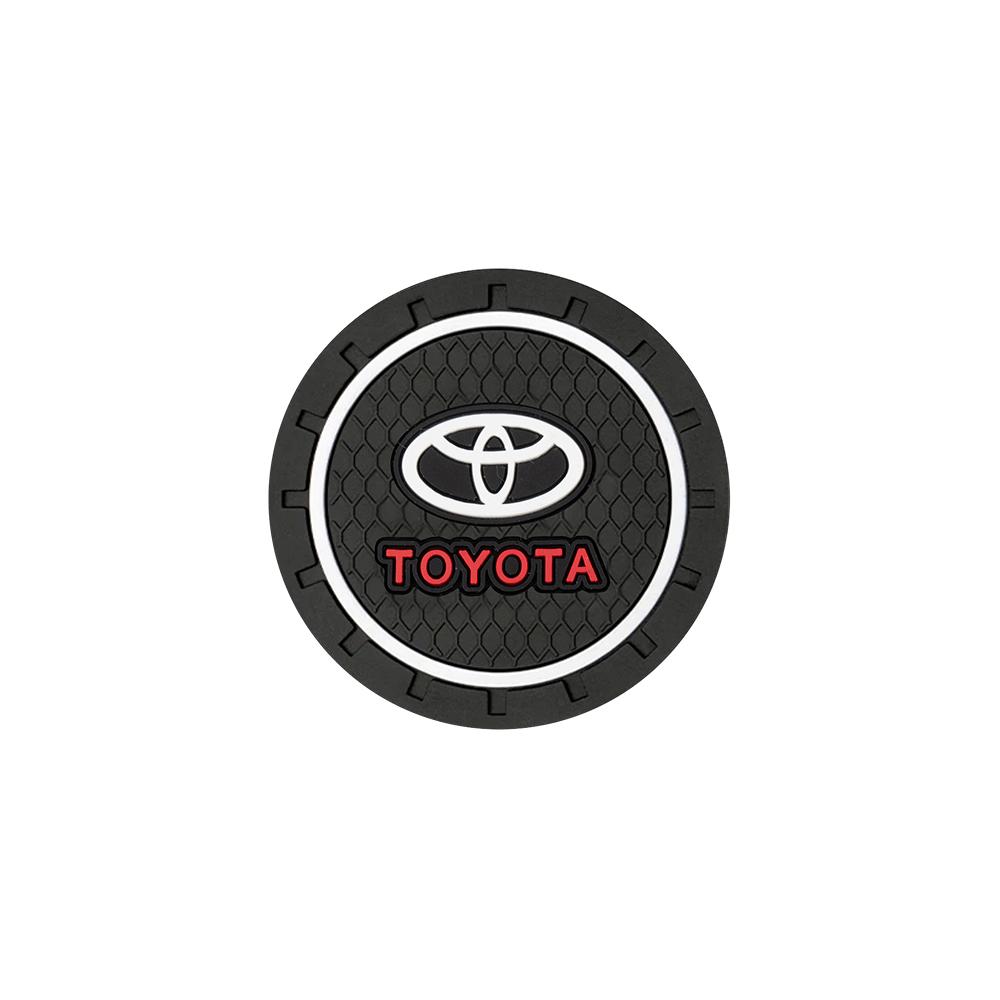 

2026 New For Toyota 1/2Pcs Car Anti-Slip Silicone Pad Water Cup Holder Drink Coaster Accessories for Toyota Chr Verso Prius Hiac