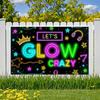 Neon Decoration Headphones Design Neon Party Banner Event Backdrop Party Prop Glow Party Banner For Night Event