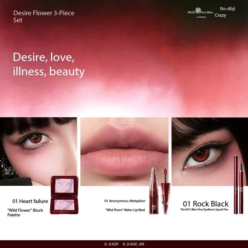 

Little Ondine Ограниченная Подарочная Коробка 3D Палитра Румян с Эффектом Плавающего Сияния Тинт для Губ Карандаш для Глаз Тушь для Ресниц Румяна Помада Набор для Макияжа ализарин красный/черный кожаный жакет