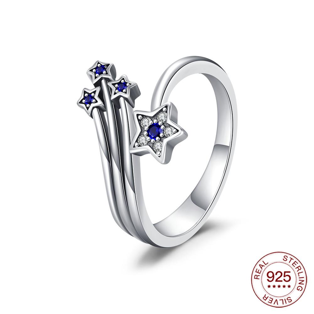 Nouvelles Bagues Bague en Argent 925 Bague Originale en Argent Perle Pour Femmes Luxe Zircon Simple Bague de Doigt Bijoux Cadeaux Amoureux