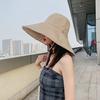 Summer Korean-style Versatile Travel Sun Hat, UV Protection, Wide-brimmed Women's Hat, Japanese-style Double-sided Fisherman Hat for Women