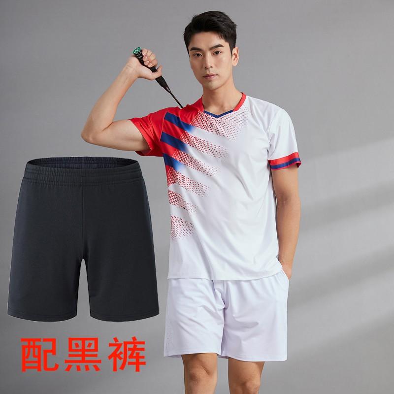 Quick-Dry Badminton Shirt Set Men Women Milk Silk Sportwear Tennis Table Athletic Outfit