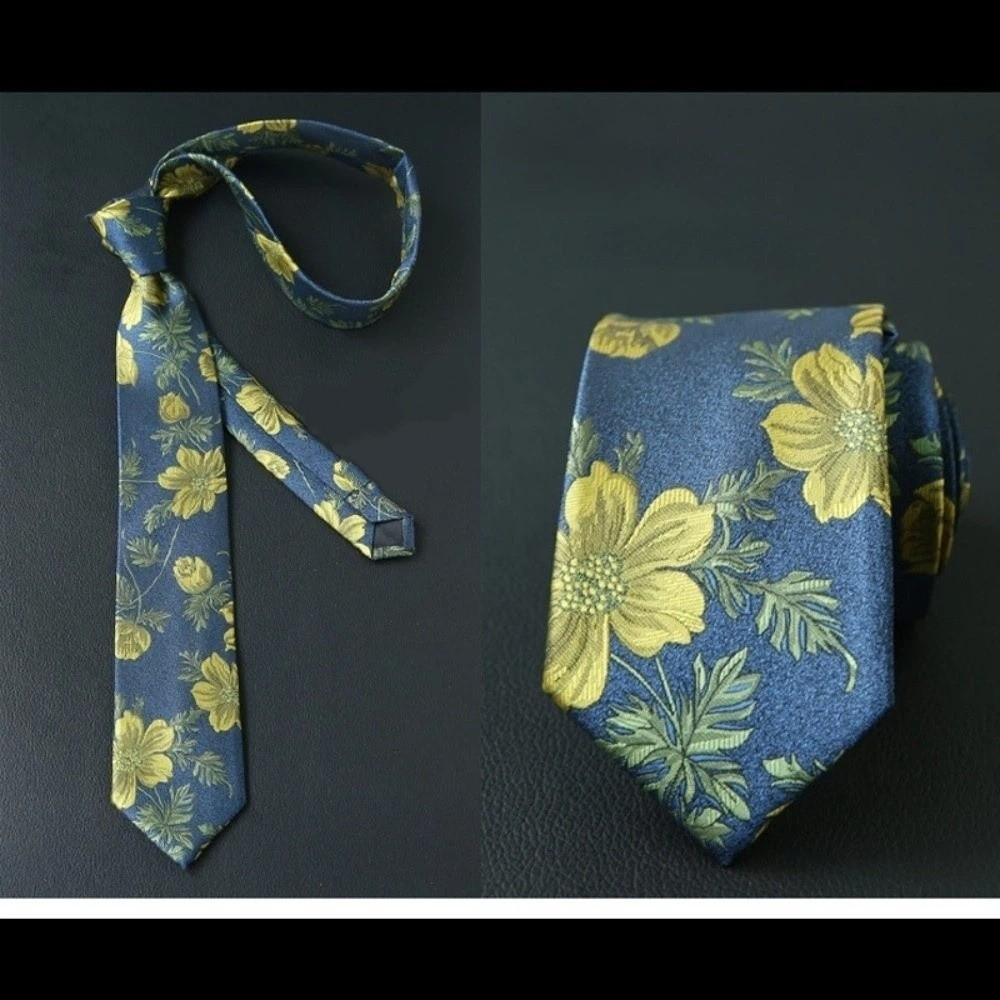 Red Blue Green Business Neckties Flower Feather Groom Cravat New Wedding Men Tie  Wedding Party