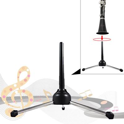 Stativhalter Ständer tragbar faltbar für Oboe Flöte Klarinette Sax Blasinstrument