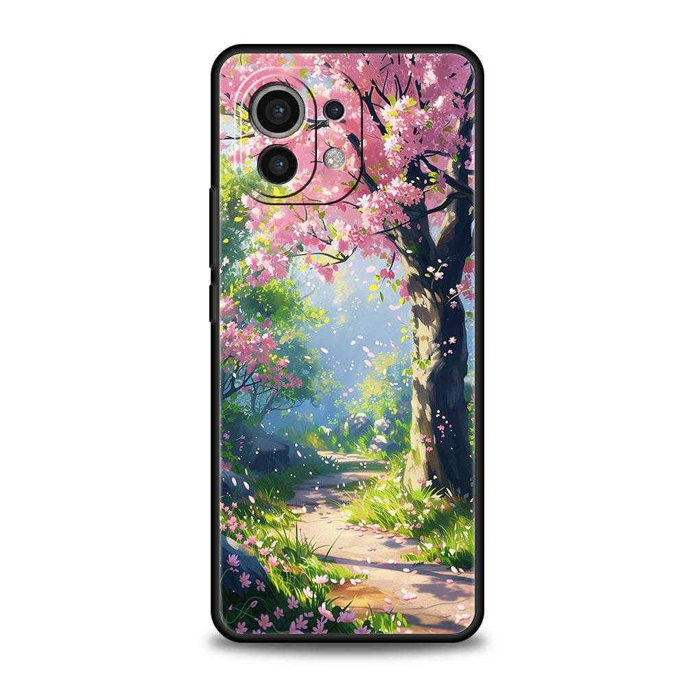 Phone Case For Xiaomi Mi 15 14 13 12 11 Lite 14T 13T 12T 11T Pro Poco X6 X5 M3 X3 Pro F5 F4 Cover Landscape Art