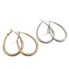 Hiphop Rock Big Waterdrop Hoop Earrings For Women Fashion Jewelry Steampunk Simple Hollow Geometry Ear Hook Girl Gift