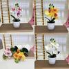 Botanical Phalaenopsis Faux Fake Flower Props For Bridal Events And Party Decor