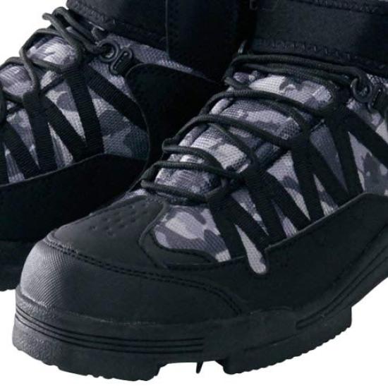 Hanshin Soji FIELD X TREAMER Camo Blue Sizes FX-911 High-Top Cleats, 24.0cm-24.5cm