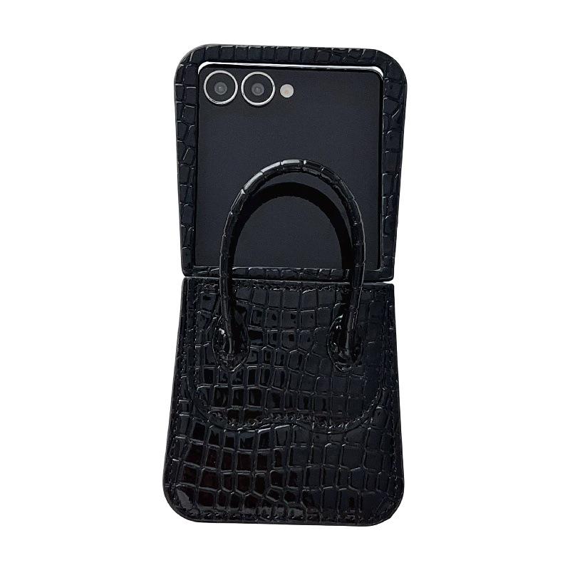 

Stylish Crocodile Pattern Case for Samsung Z Flip7: Shiny, Anti-Drop, Scratch-Resistant Cover Samsung Z Flip6