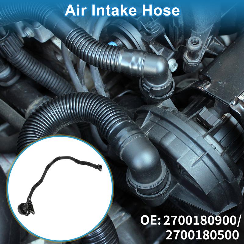 X Autohaux Engine Air Intake Hose for Mercedes Benz W246 2014 No.2700180900/2700180500