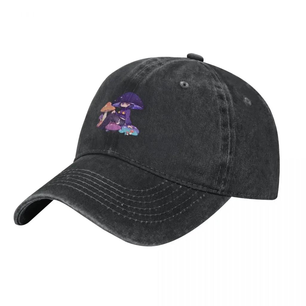Cute mushroom girl Baseball Cap Anime Snap Back Hat cute Fashion Beach Womens Golf Wear Unisexs