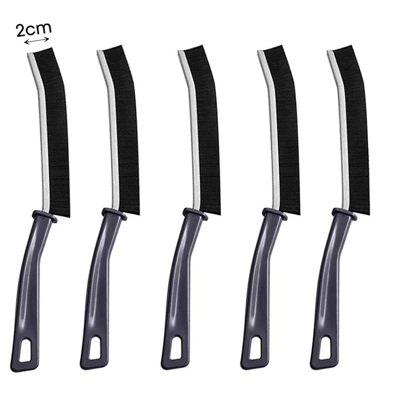 Langlebige Fugenreinigungsbürste Küche Toilette Fliesenfugen Toter Winkel Harte Borsten Reinigungsbürsten Für Dusche Bodenlinie 5/1Stk