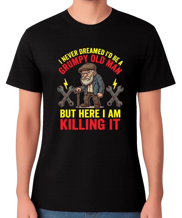 Grumpy Old Man Mechanic T-Shirt Funny Ageing Humour Tee XXL