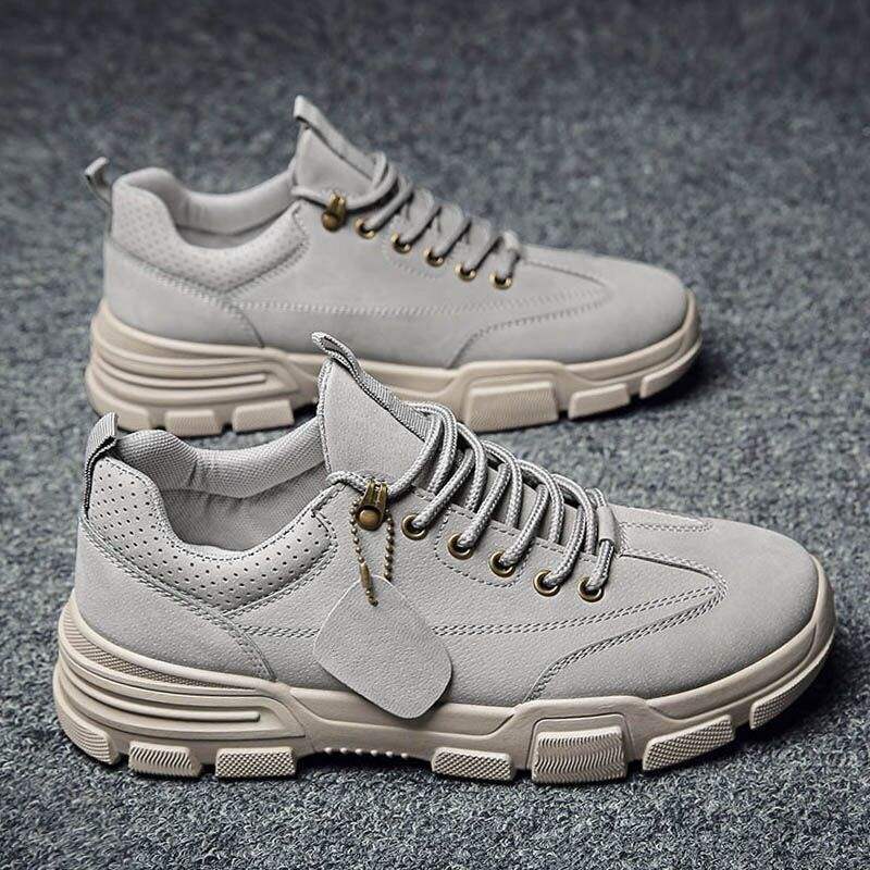 2025 New Autumn Martin Boots High Top Board Shoes Men's Fleece Warm Cotton Shoes Versatile Casual Tooling Shoes Men's