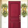 Xmas Artificial Swag Prelit Stairway Front Door Wall Window Swag for Indoor Outdoor