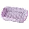 Striped Woven Storage Basket, Multifunctional Desktop Organizer, Ideal for Office Desk, Bedroom Table Small Items Storage