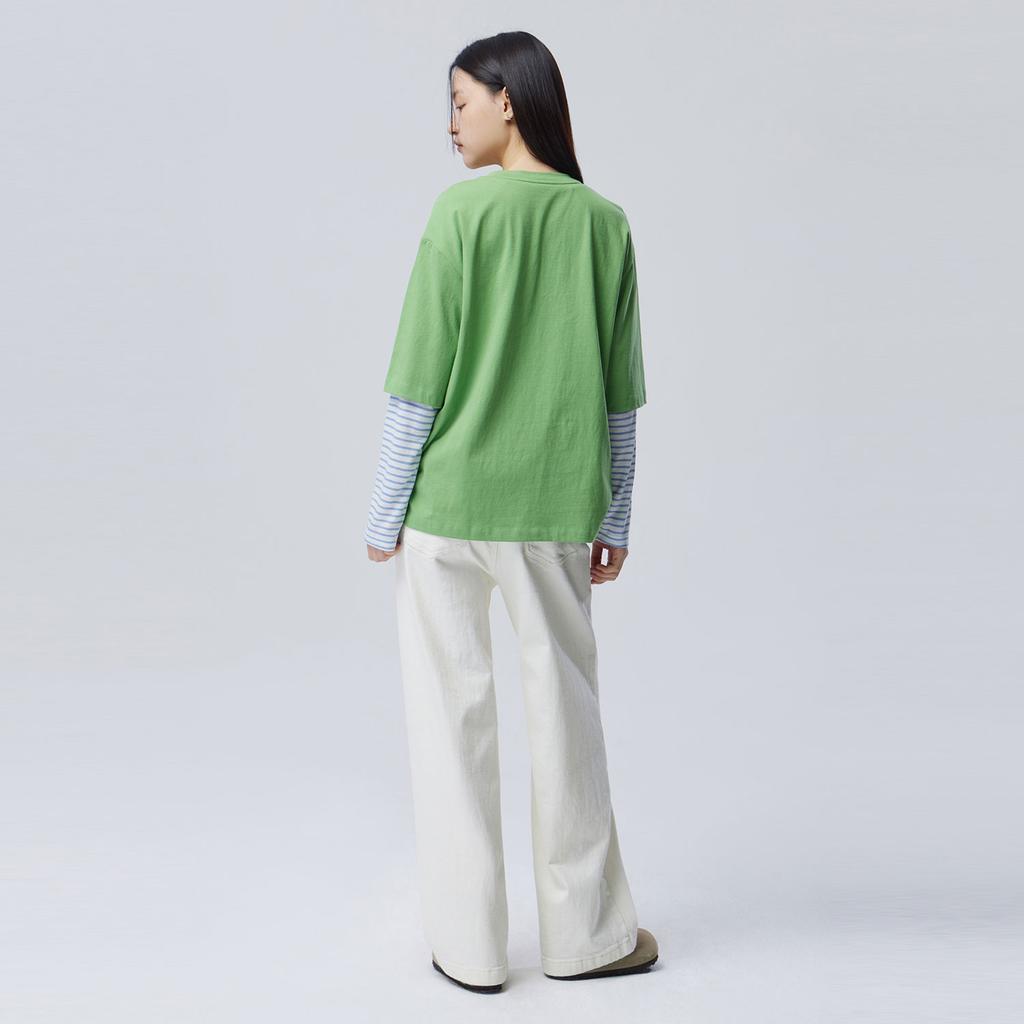 Benetong Ribbon Clover T-Shirt_Batse1611Gn