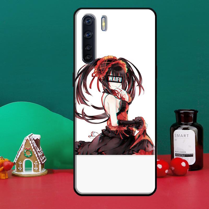 

Чехол для телефона Date A Live Tokisaki Kurumi для OPPO Reno 5 Lite 2Z 2F A5 A9 A53 A31 2020 A52 A72 A91 A83 A15 A94 A74 A54 OPPO Reno5 Lite