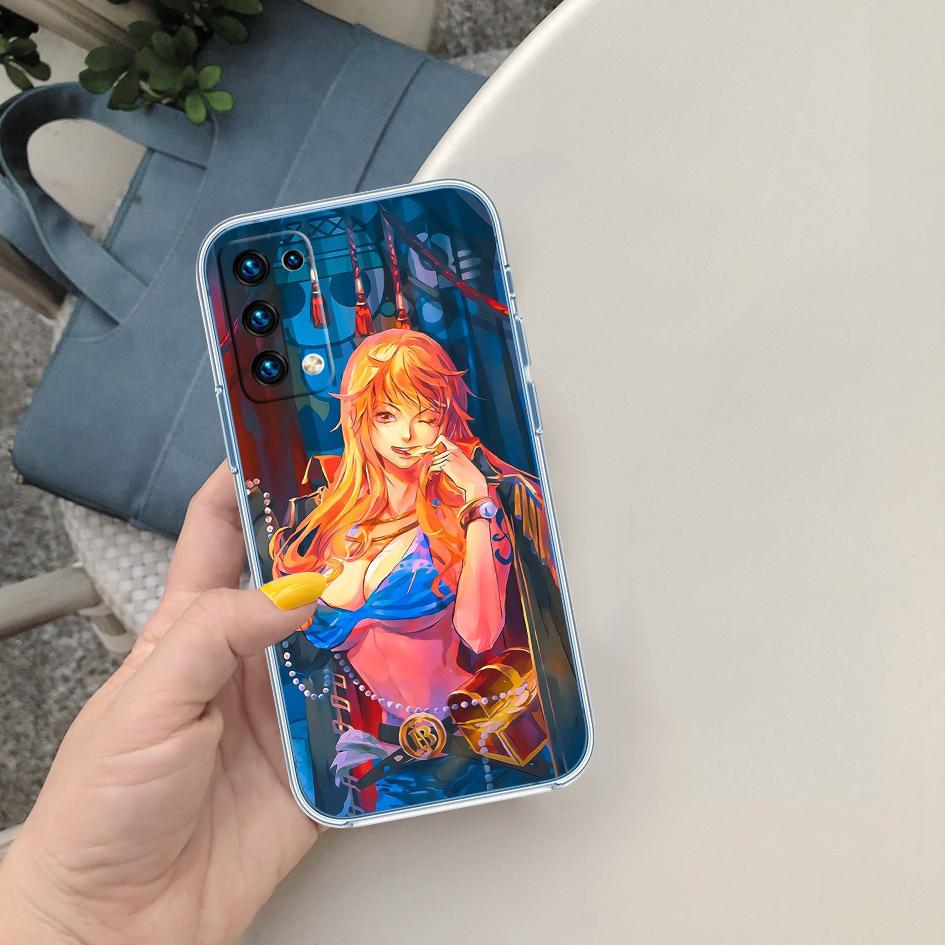 FM40 One Piece Nami Transparent Phone Case for Motorola Moto G40 G04 G05 One Ace Action  Fusion + Plus Hyper Macro Vision Zoom