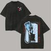 Kettensägenmann Anime Liebhaber Gewaschenes T-Shirt Ganzjahreskleidung Hohe Qualität Persönlichkeit Kleidung Große Größen Unisex Neues Modell Paare T-Shirt