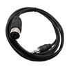 Flexible 3.5mm to DIN7P Cable DIN7P Male to DC3.5mm Audios Cable for Clear Signal Transfer for DIN7 Stereo Equipment